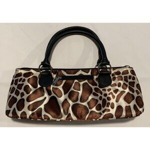 Primavera Insulated Wine Clutch Bag Giraffe Print Tote Corkscrew Thermal Zip NEW